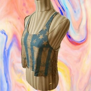 AMERICA CROP TOP